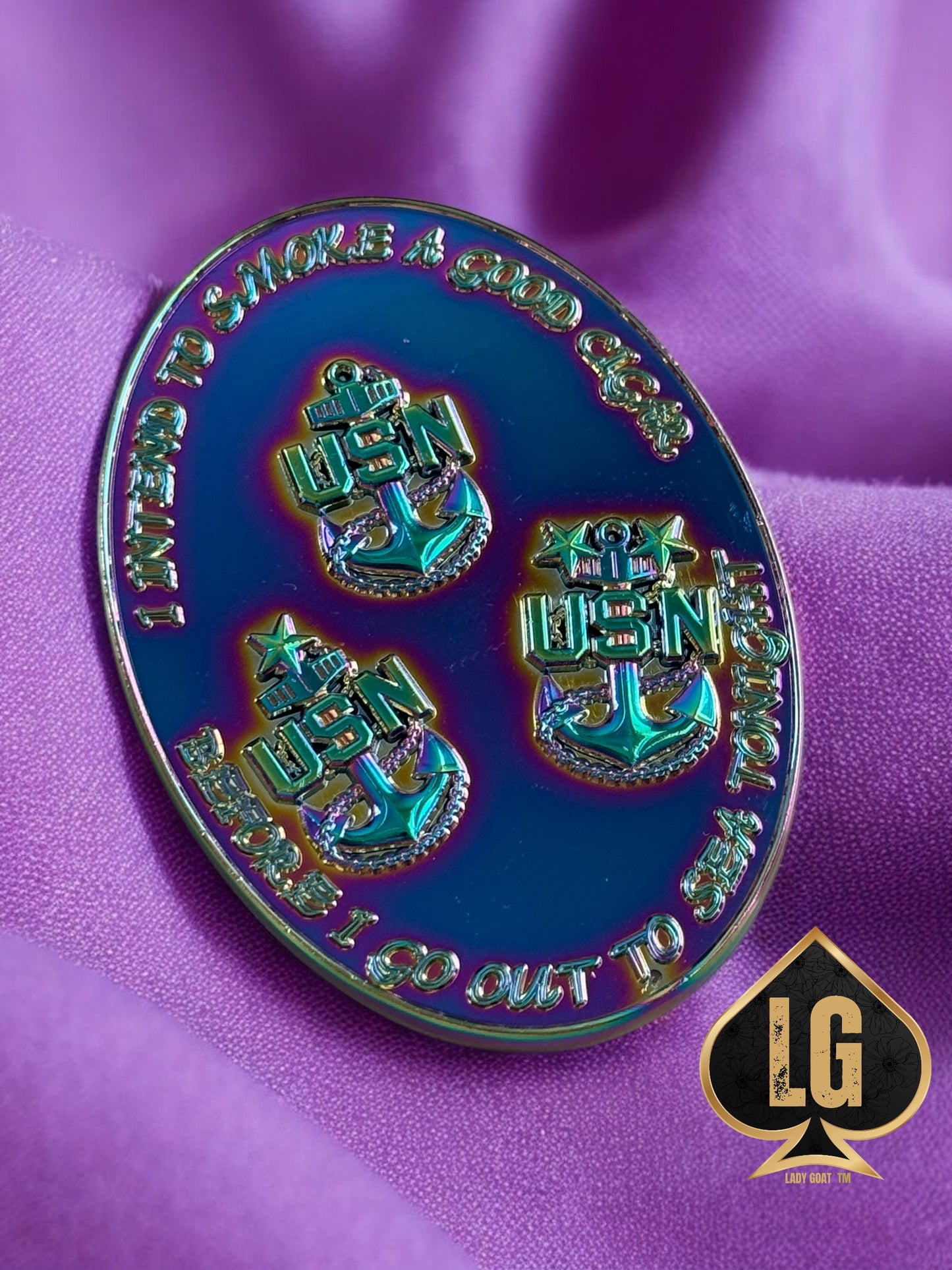 OD Chiefs and Cigars Challenge Coin 24”