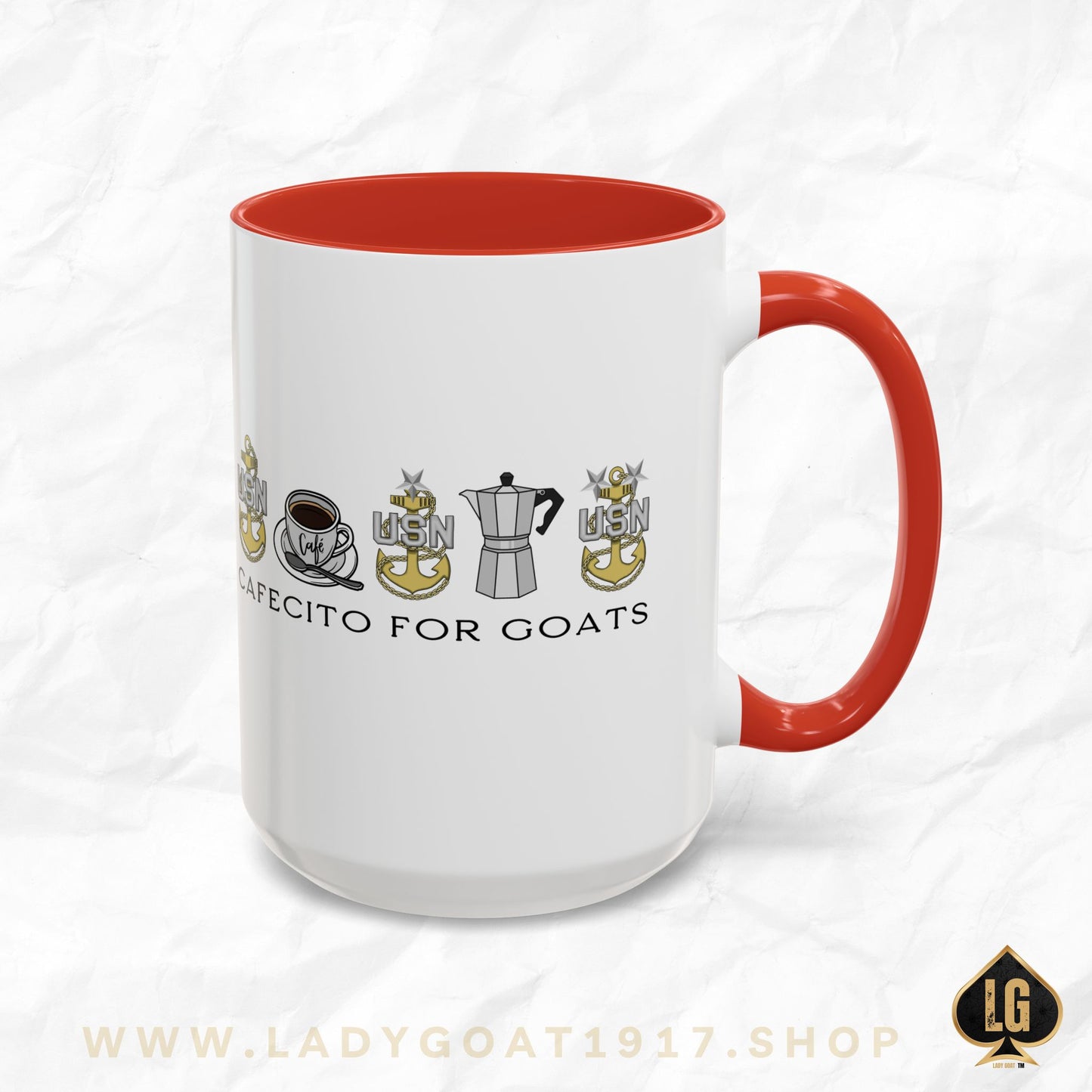 Cafecito for Goats Coffee Mug 15oz