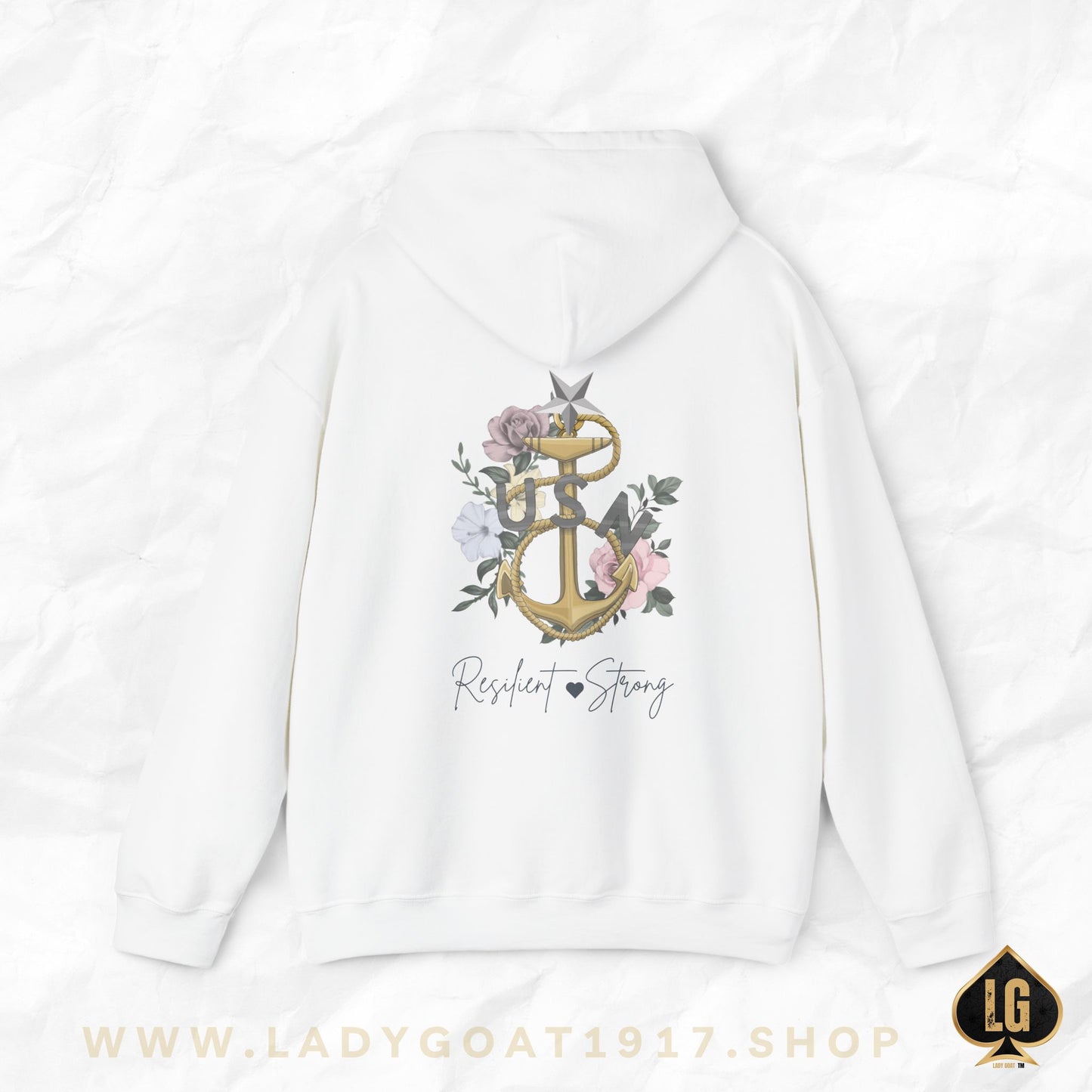 Resilient and Strong V8 Unisex Hoodie