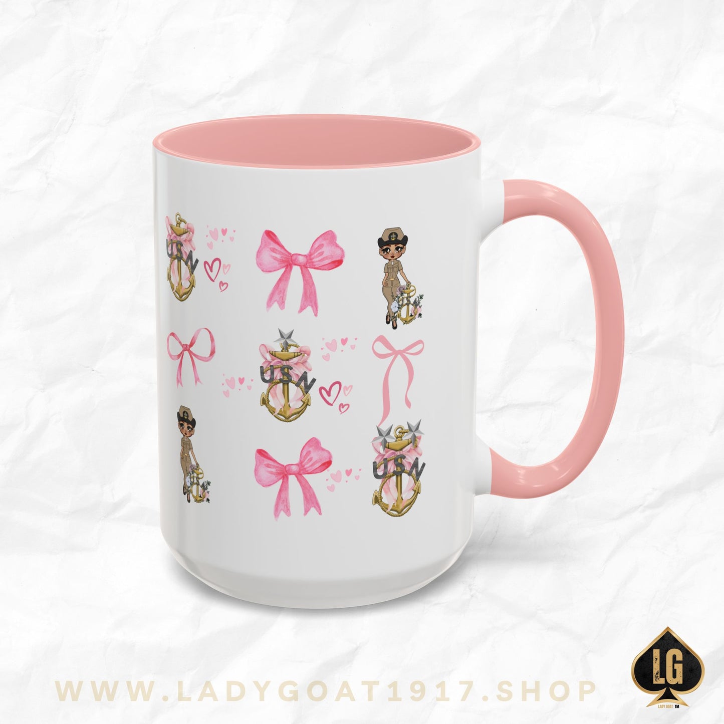 Lady Goat Coquette V8 Accent Coffee Mug 15oz