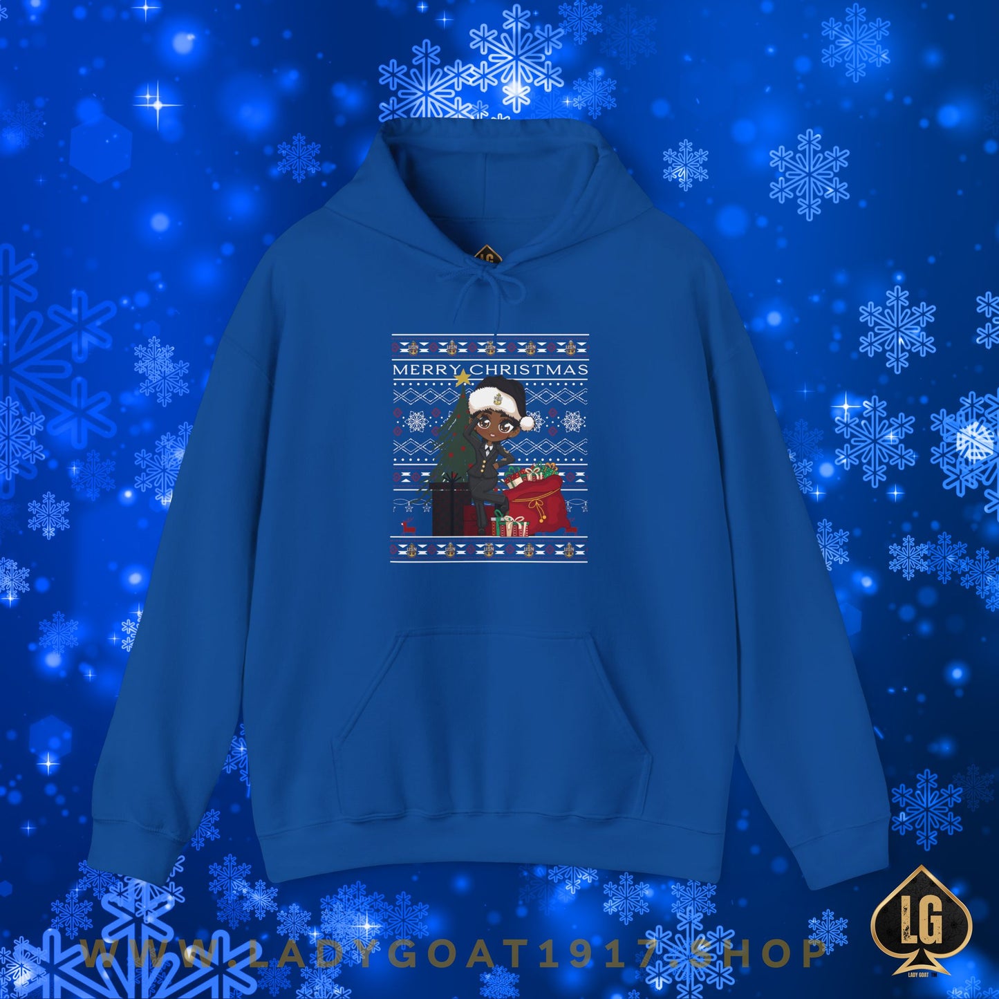 Christmas Blues V2 Unisex Hoodie
