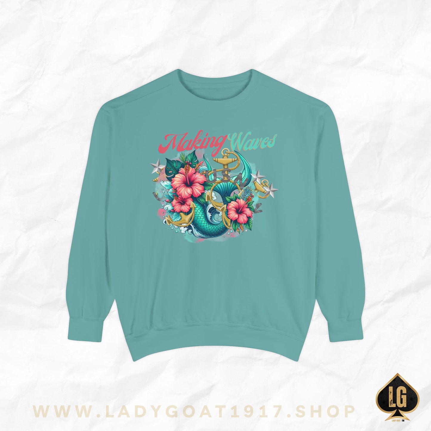 Making Waves V1 Premium Unisex Relaxed Fit Sweatshirt