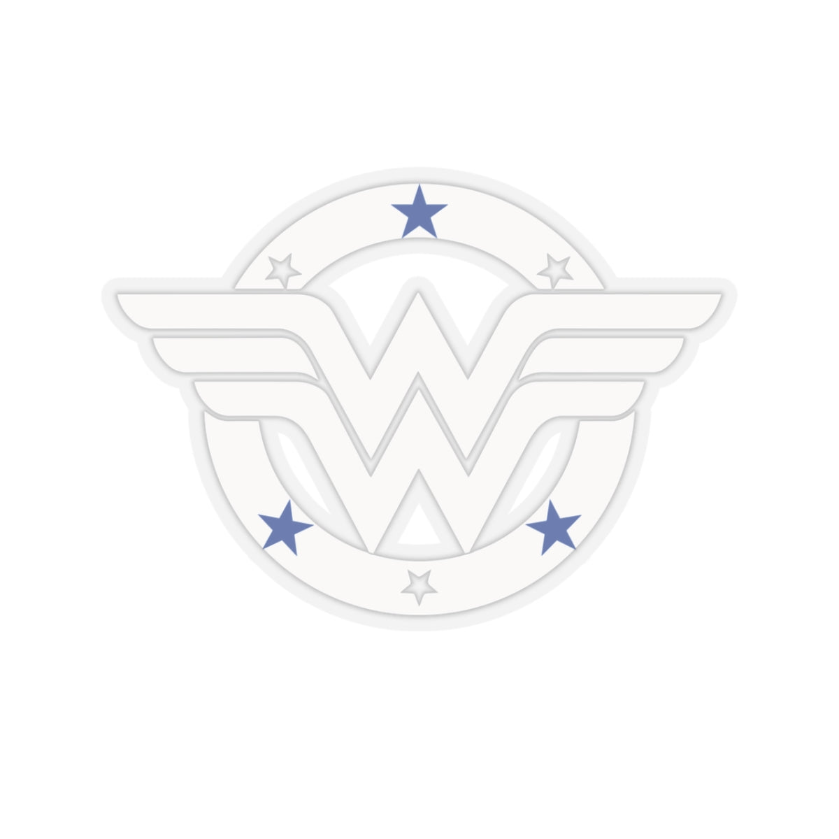 WW Blue Line Sticker V4