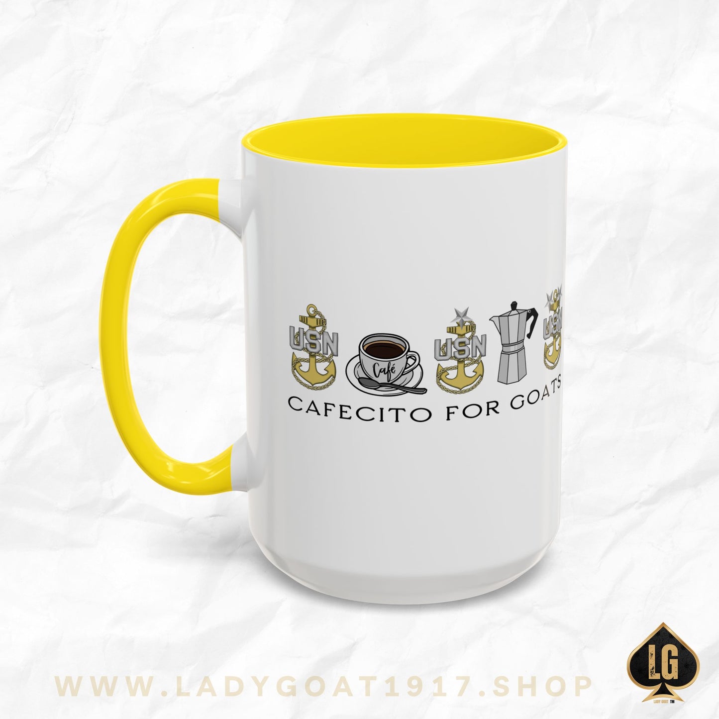 Cafecito for Goats Coffee Mug 15oz