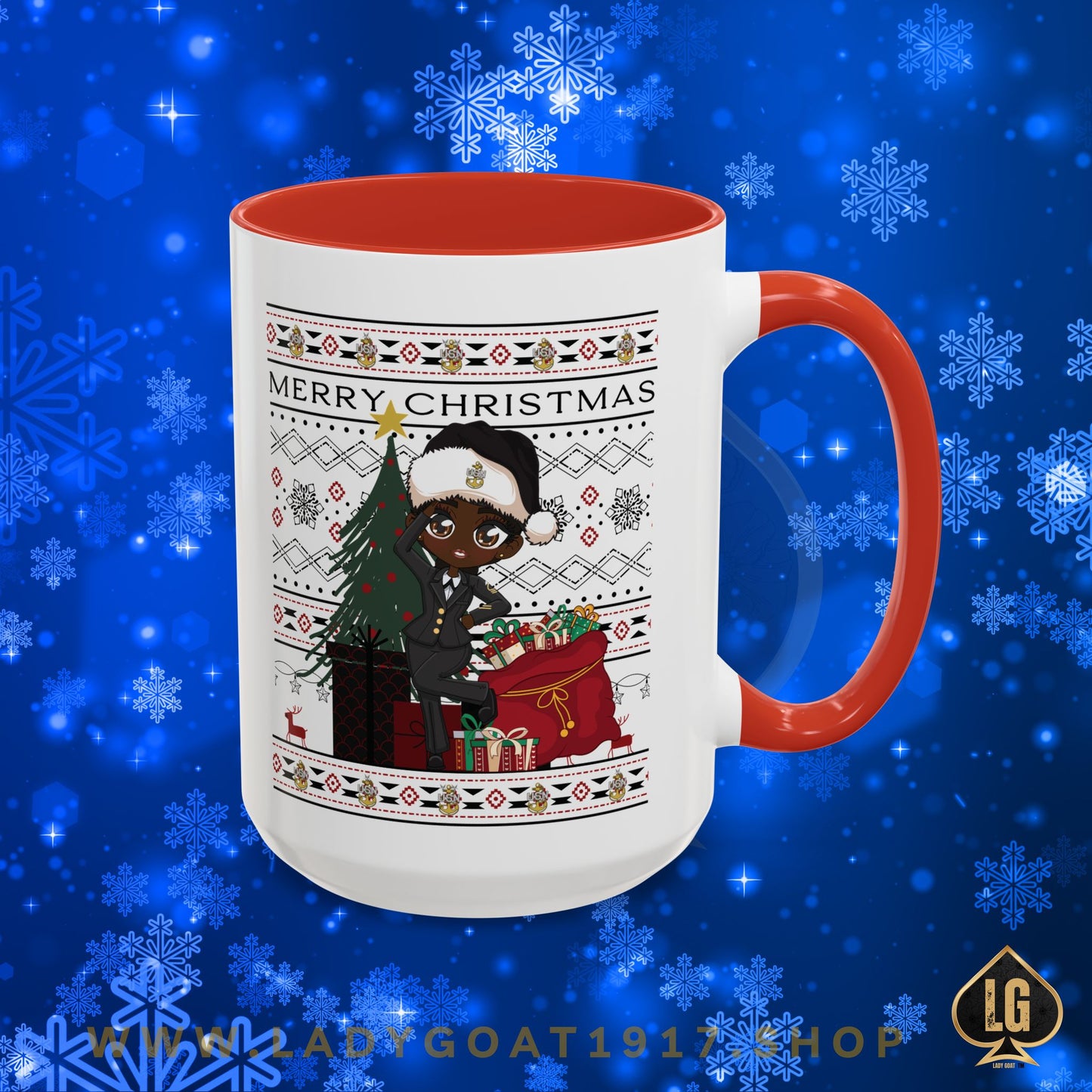Christmas Blues V3 15oz Mug