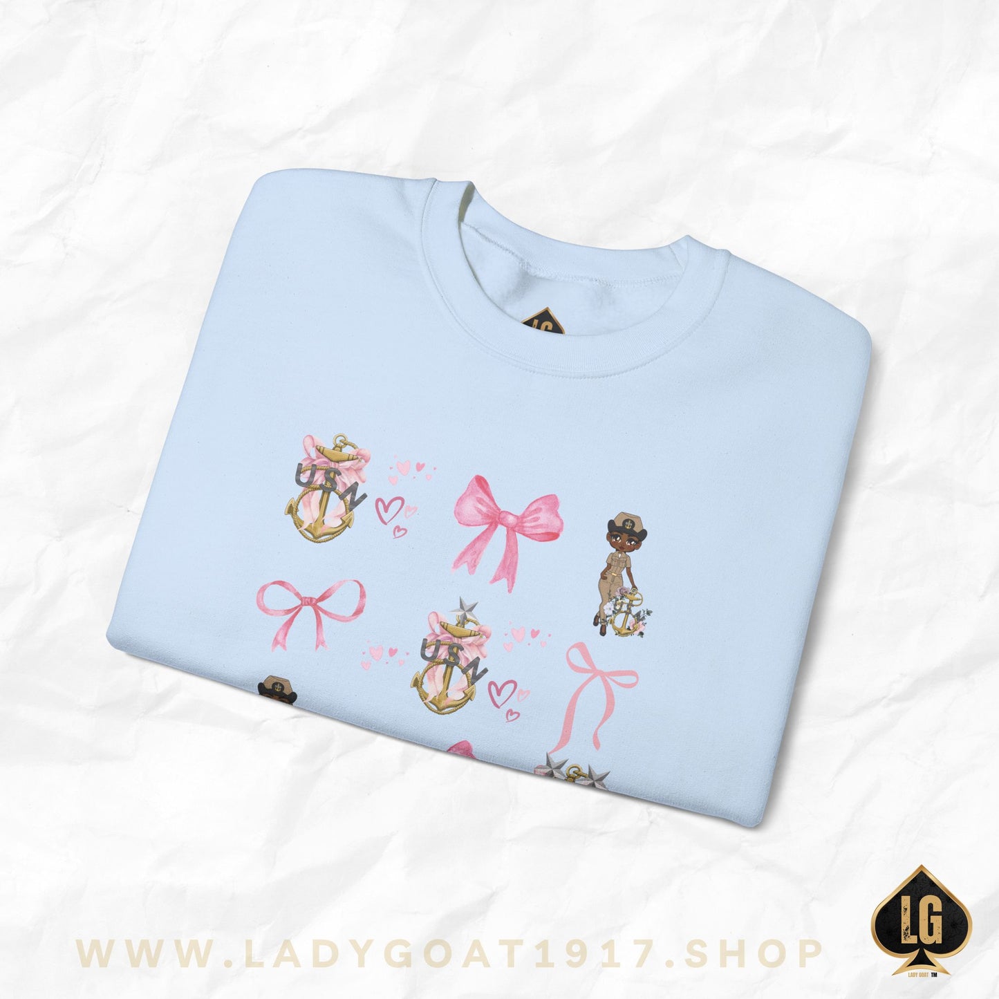 Lady Goat Coquette V4 Crewneck Sweater
