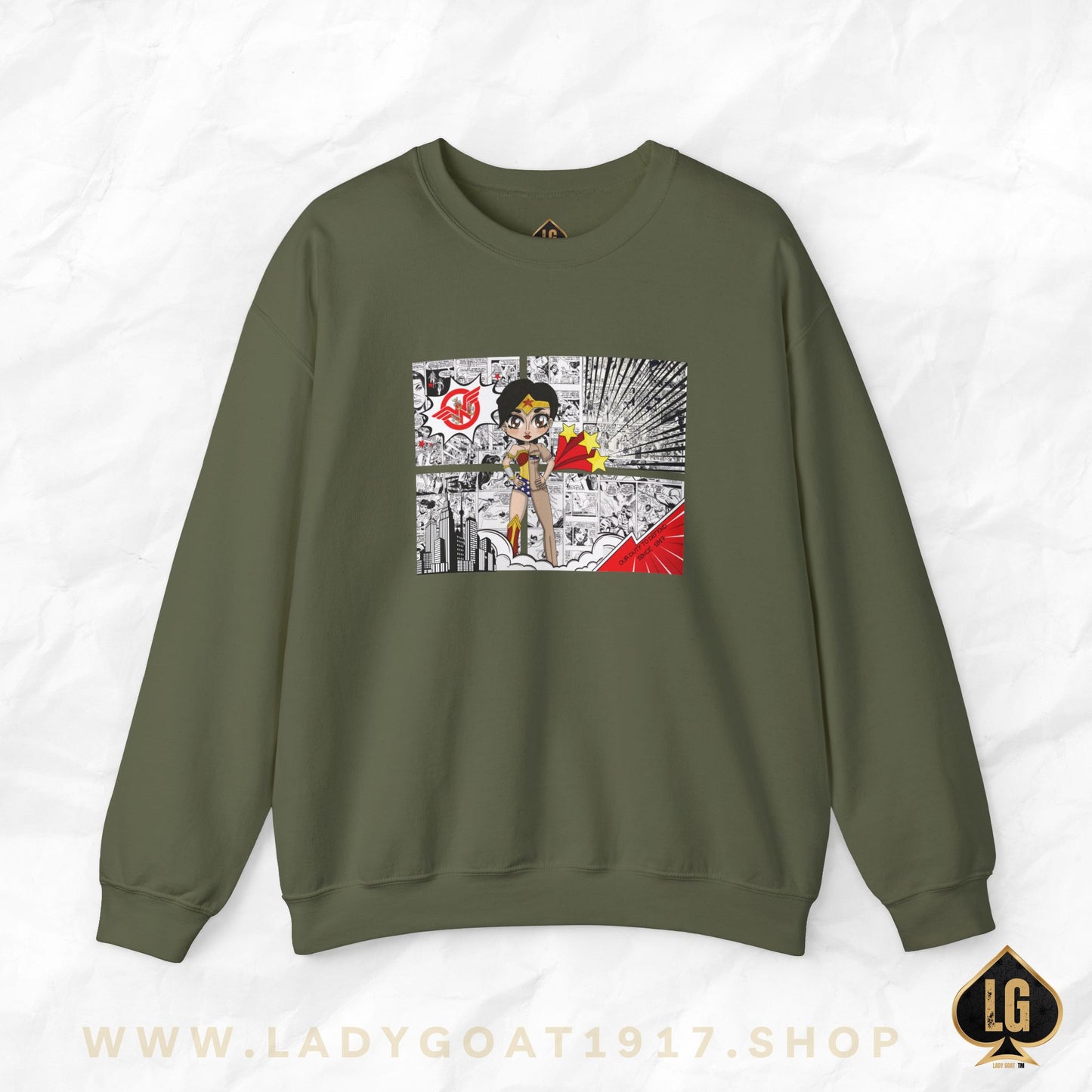 News Flash Comic V2 Crewneck Sweater