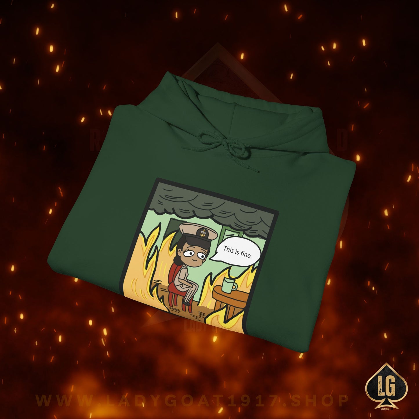 This is Fine ! V1 CPO Unisex Hoodie