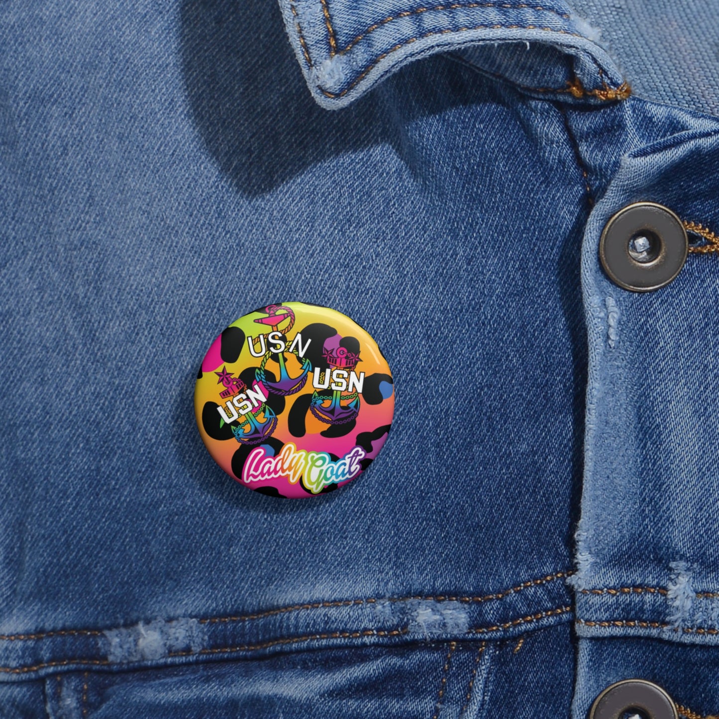 Lady Goat LF Edition Custom Pin Buttons
