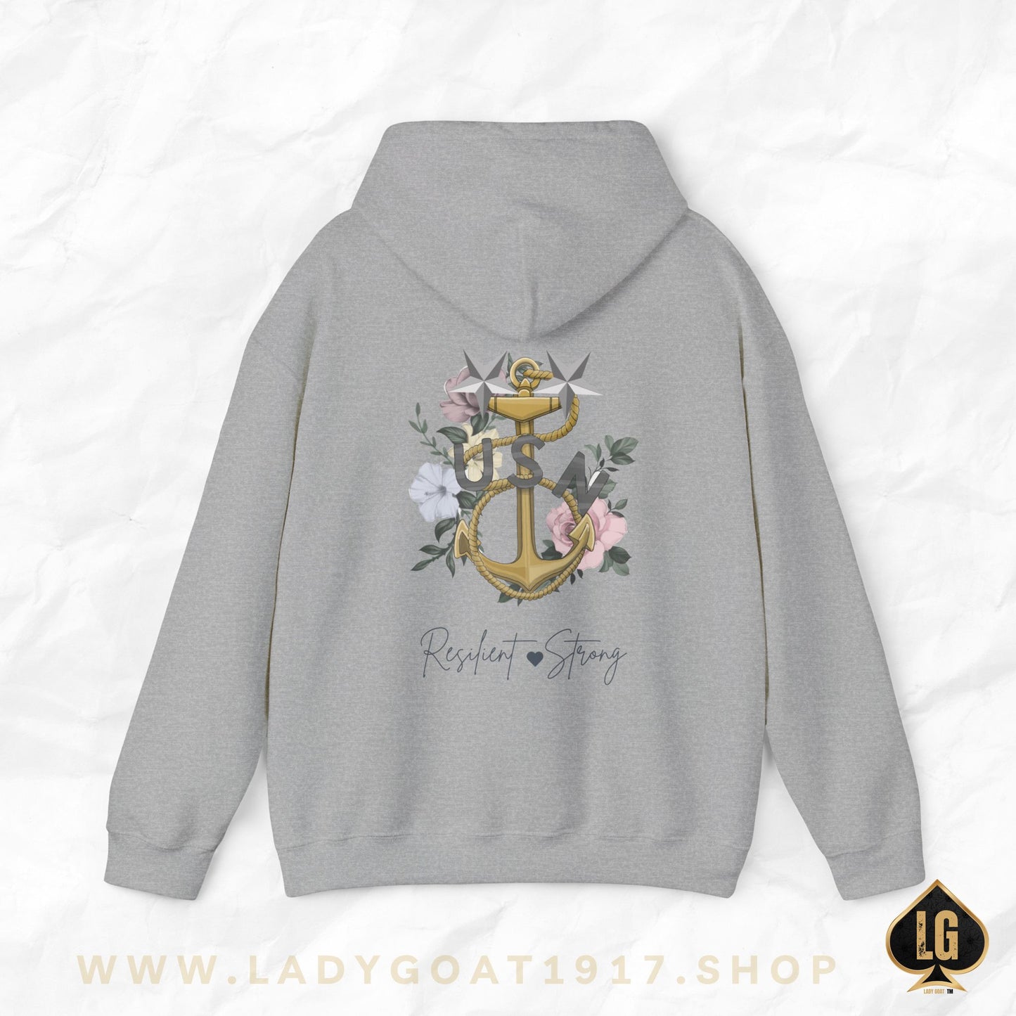 Resilient and Strong V9 Unisex Hoodie