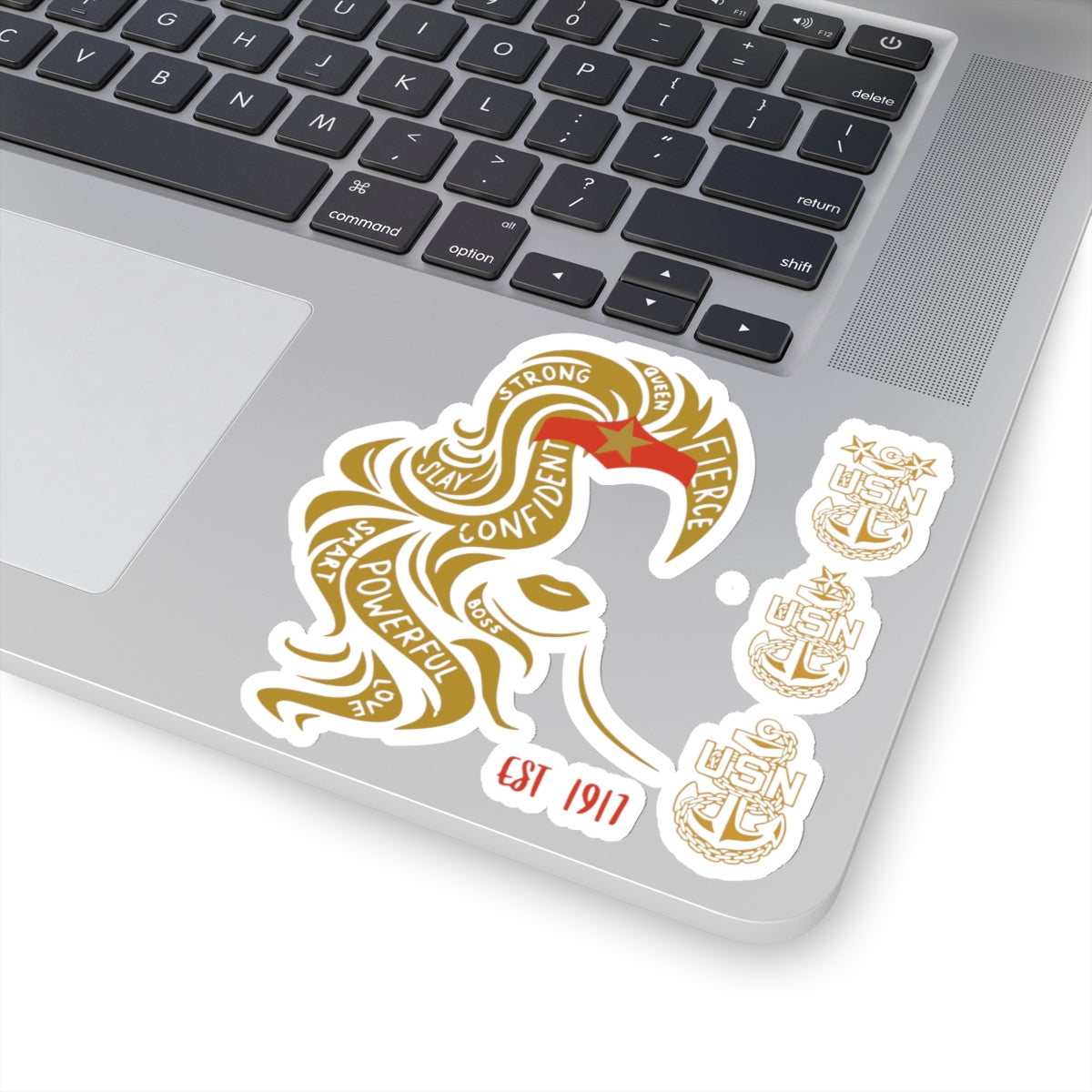 WW OG Long Hair Gold Sticker
