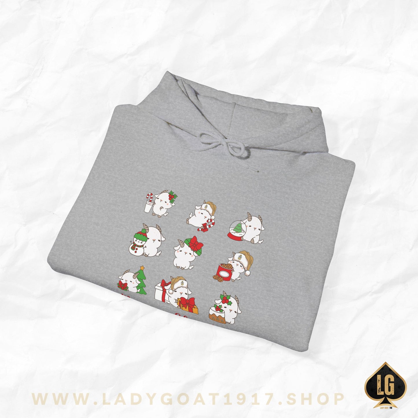 Hello Goat Christmas Unisex Hoodie