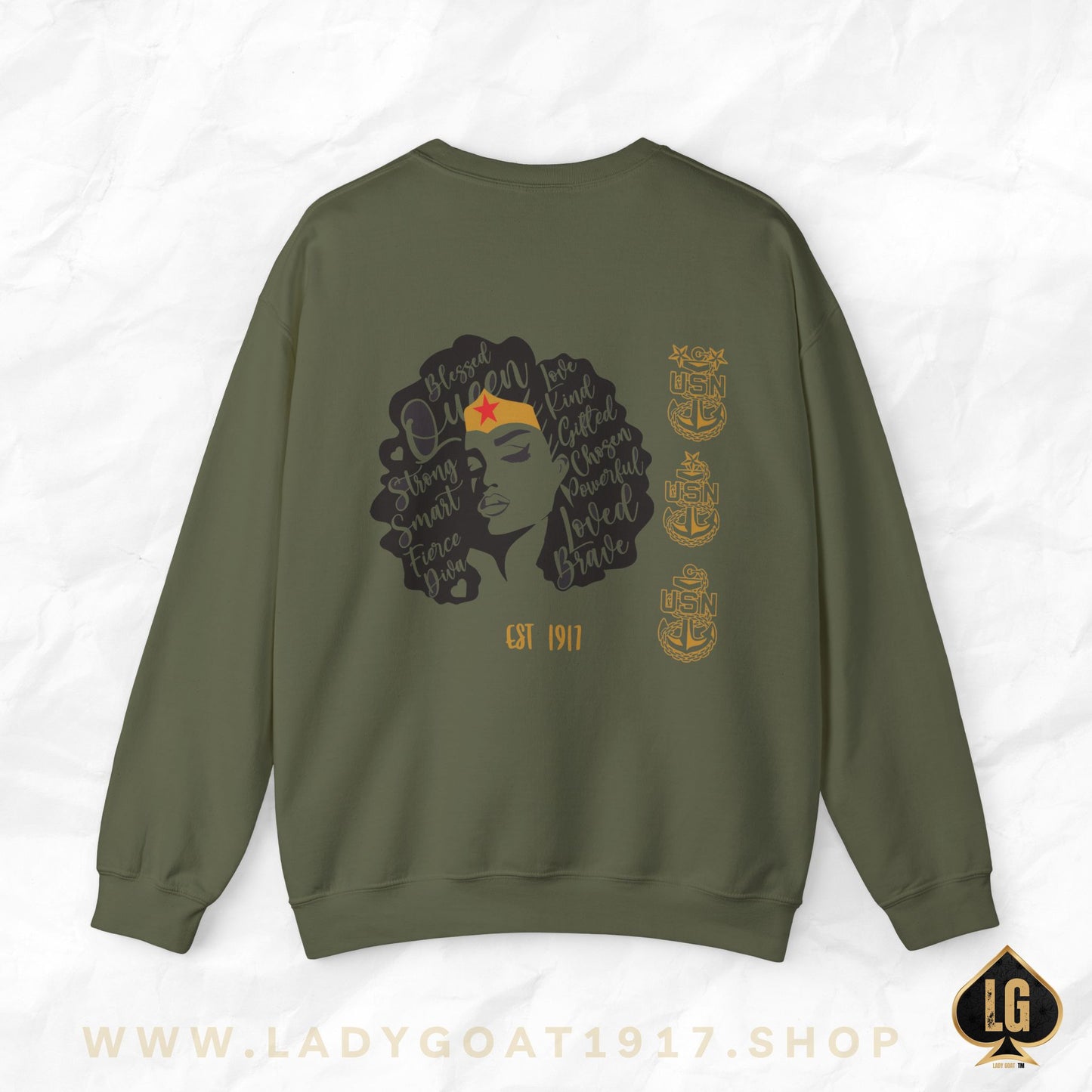 WW Diva Unisex Crewneck Sweater