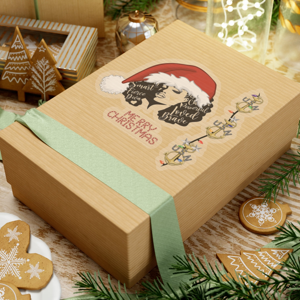 WW Diva O.G Christmas Stickers