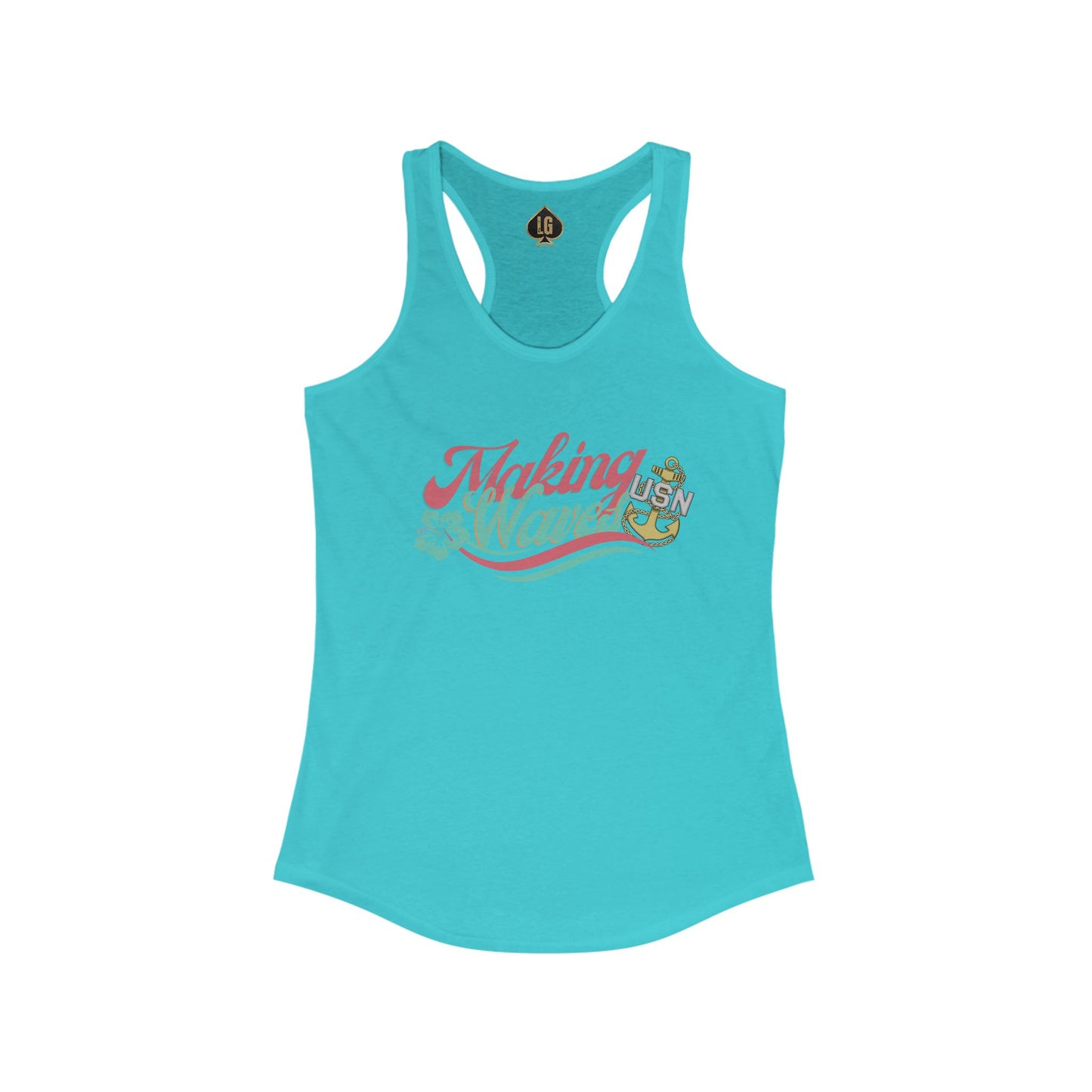 Making Waves V2 Women's Ideal Racerback Tank