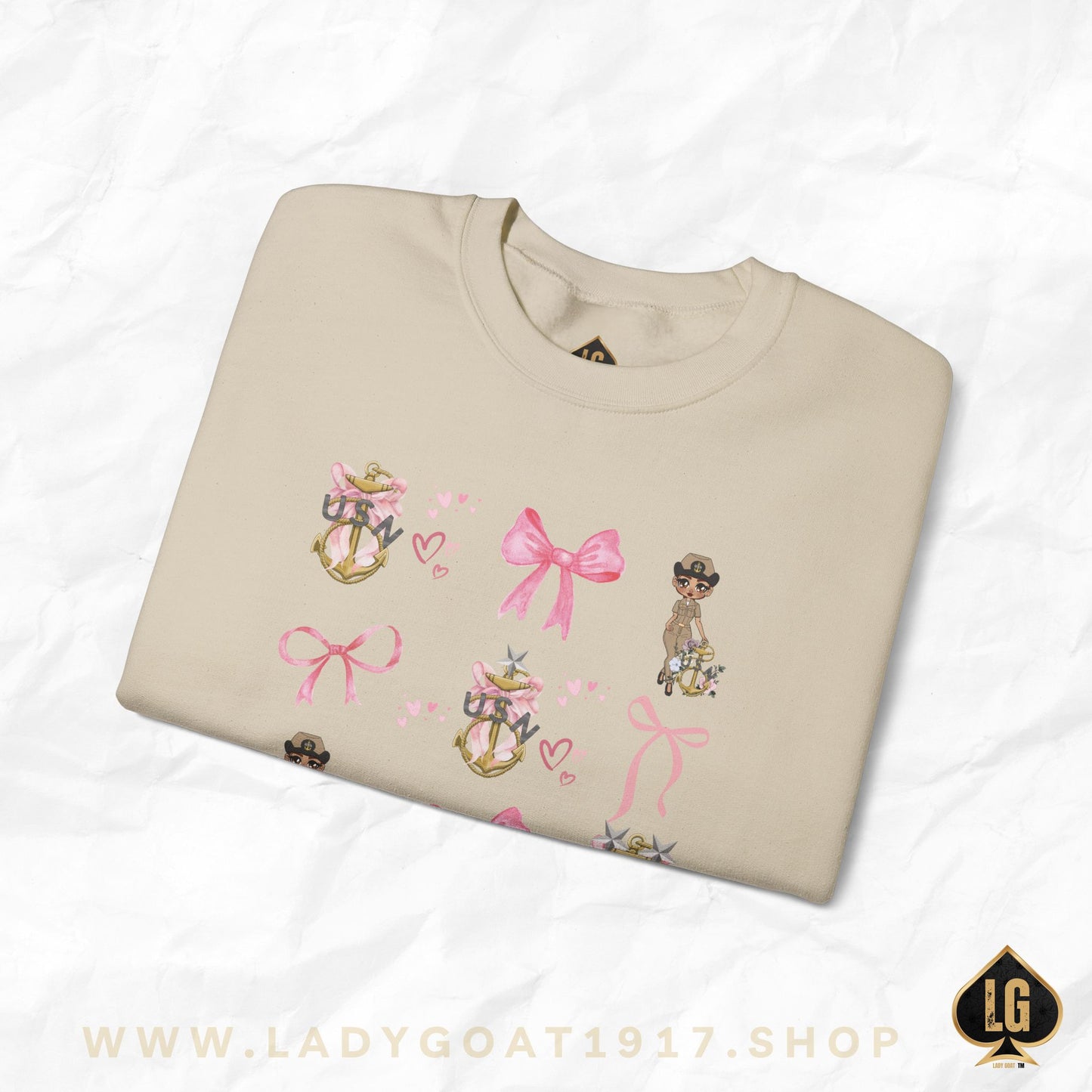 Lady Goat Coquette V8 Crewneck Sweater