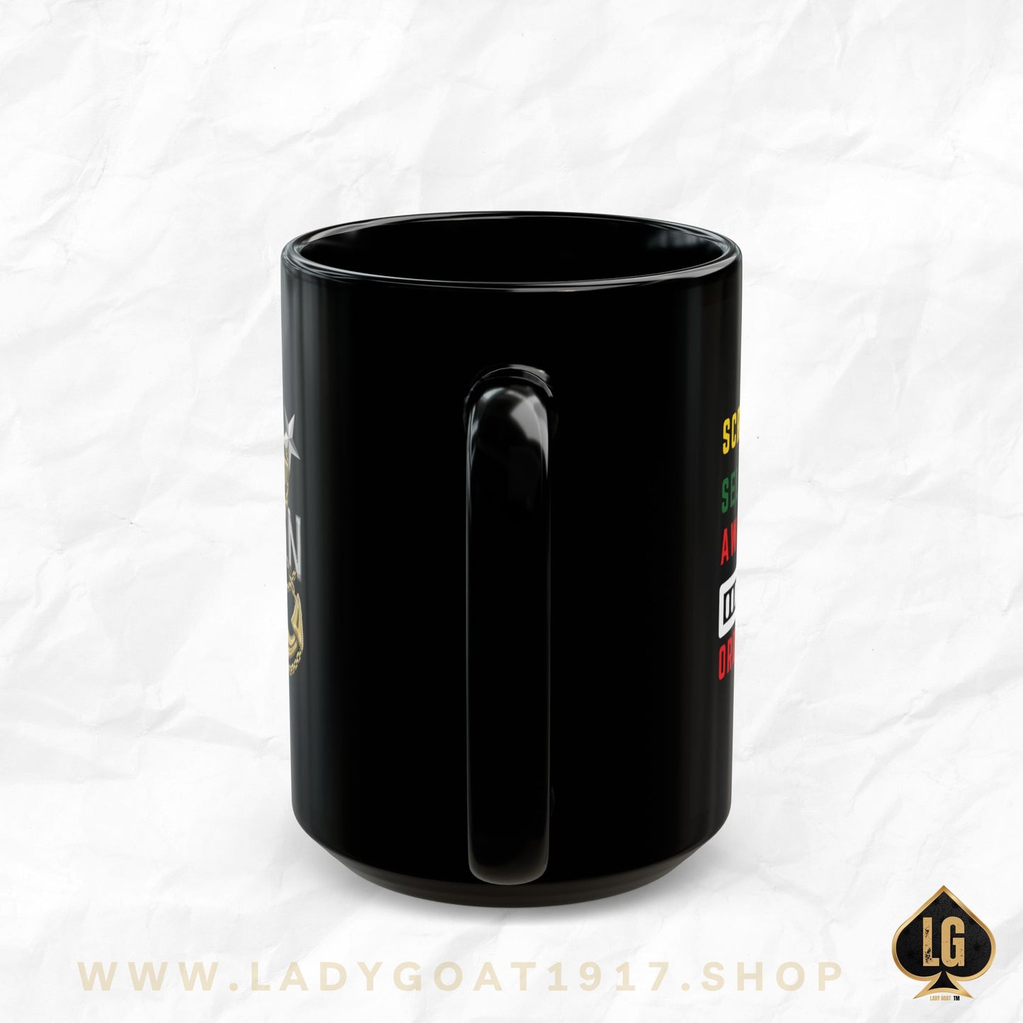 Screened Master Chief Black Mug