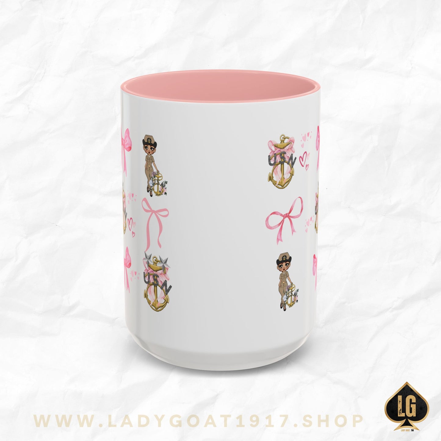 Lady Goat Coquette V8 Accent Coffee Mug 15oz