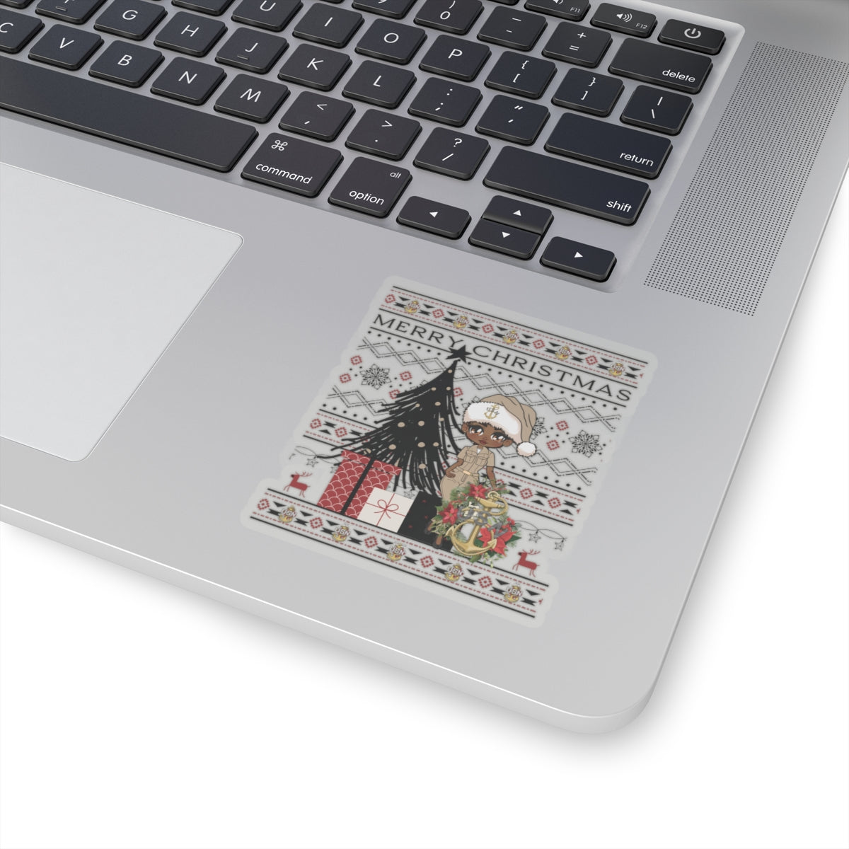 Khaki Christmas V2 Stickers