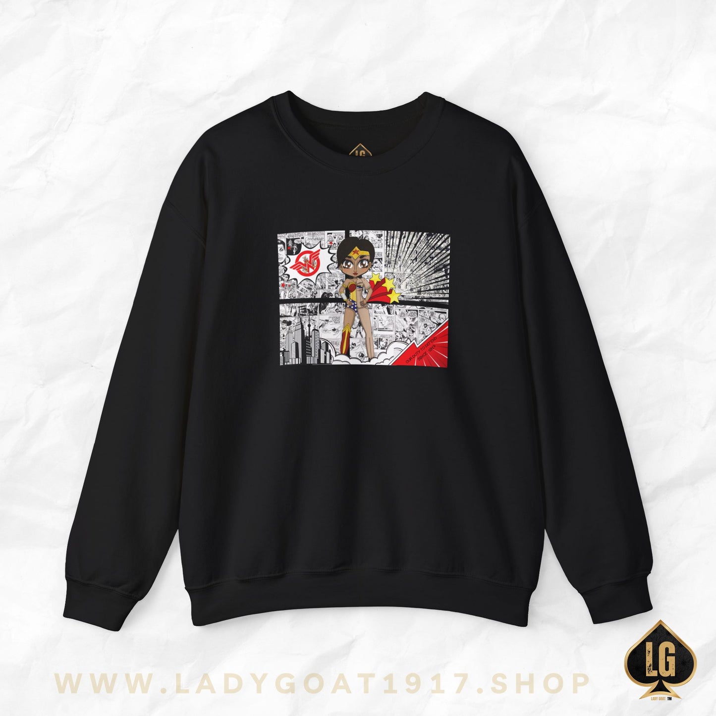 News Flash Comic V1 Crewneck Sweater
