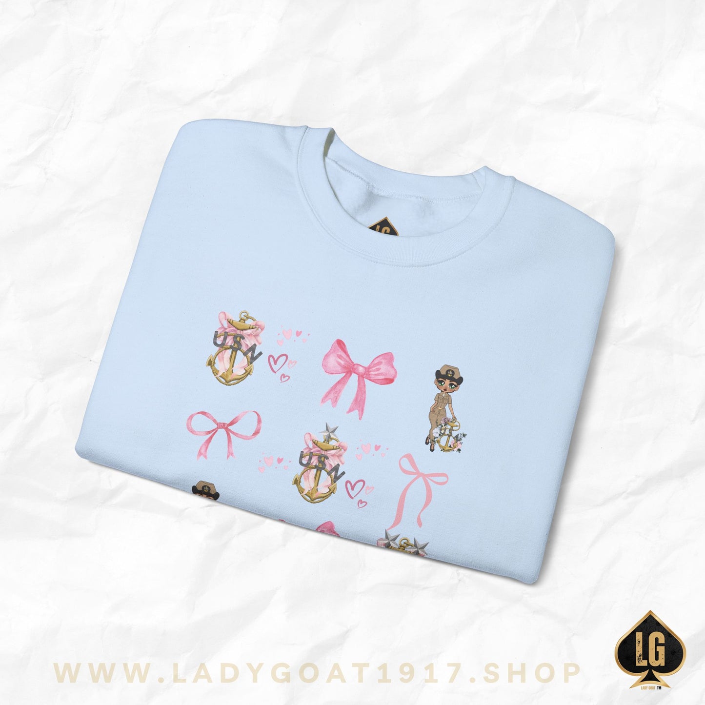 Lady Goat Coquette V6 Crewneck Sweater