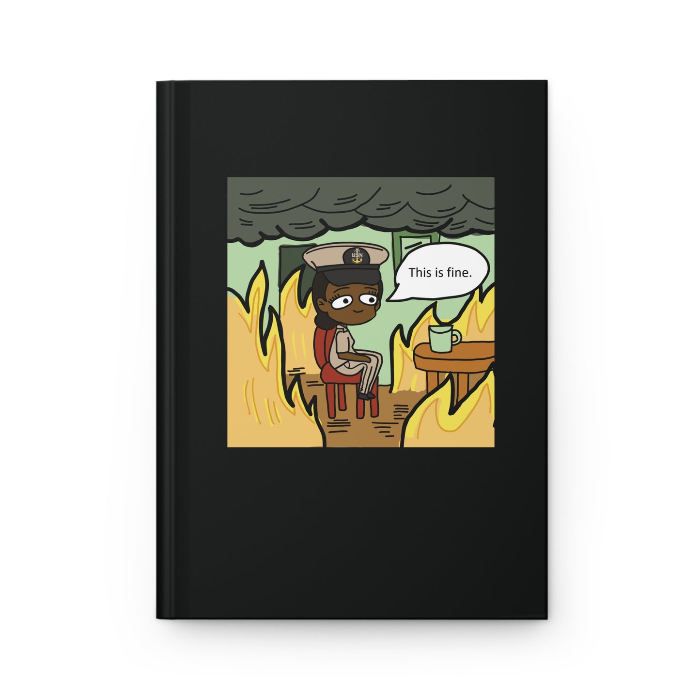 This is Fine ! V6 CPO Hardcover Journal Matte