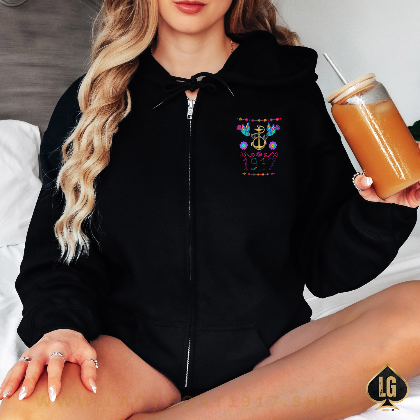 Jefa 2.0 DLM Zip Up Unisex Hoodie