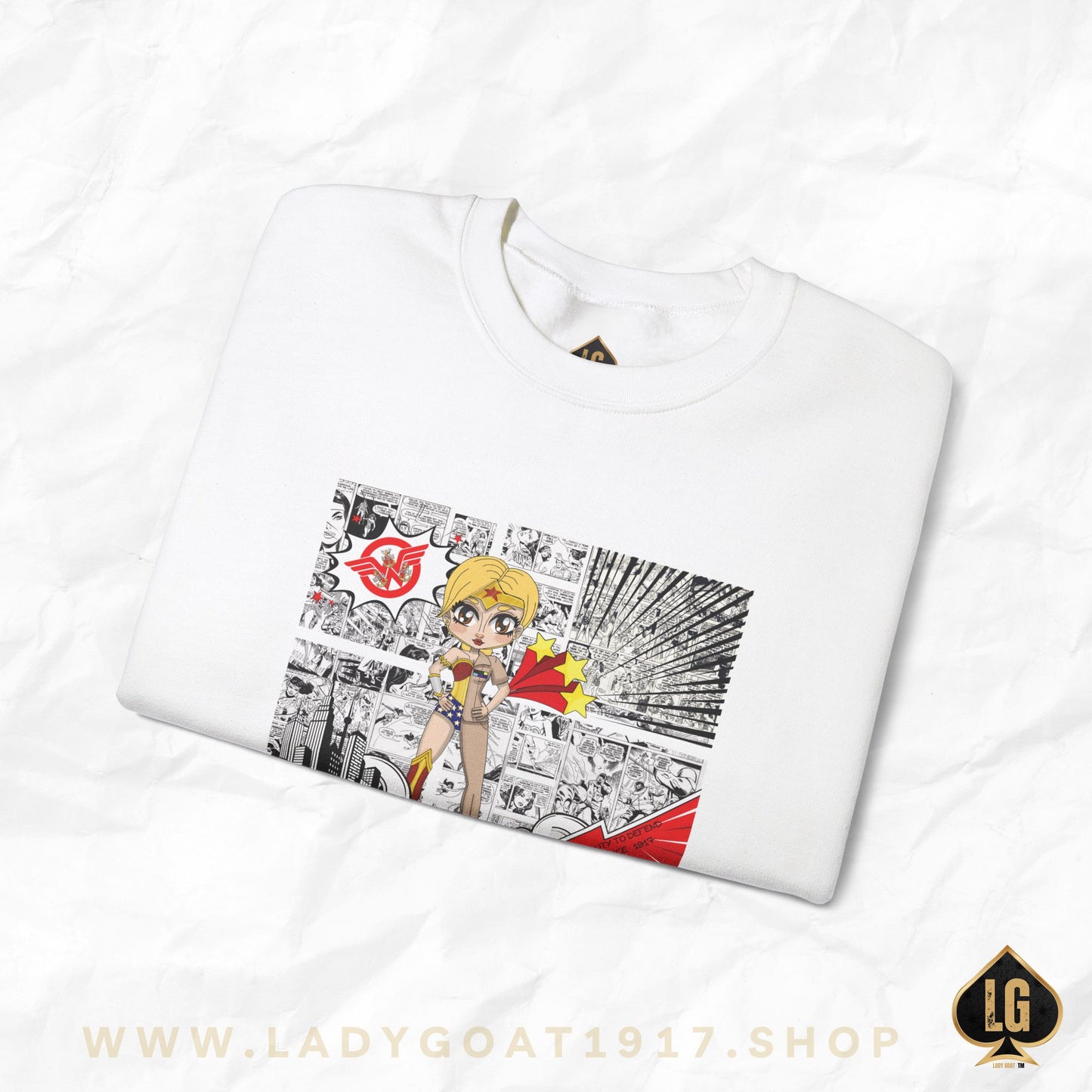 News Flash Comic V5 Crewneck Sweater