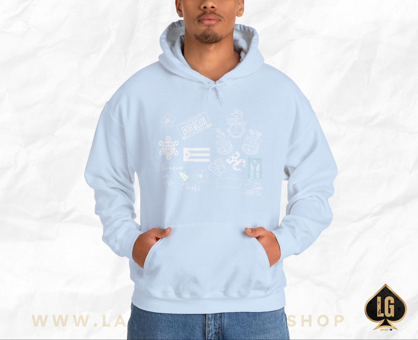 Azul Clarita Unisex Hoodie