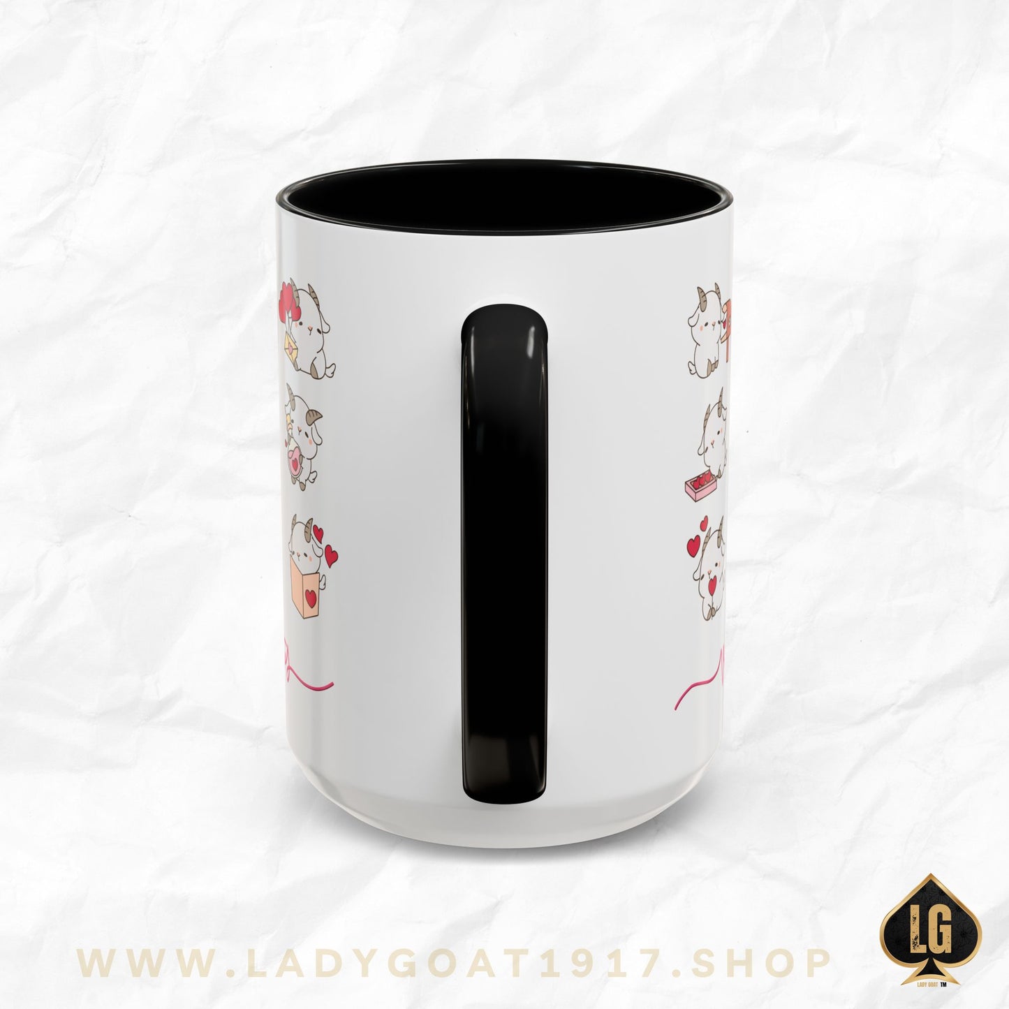 Hello Goat Valentine 15oz Mug