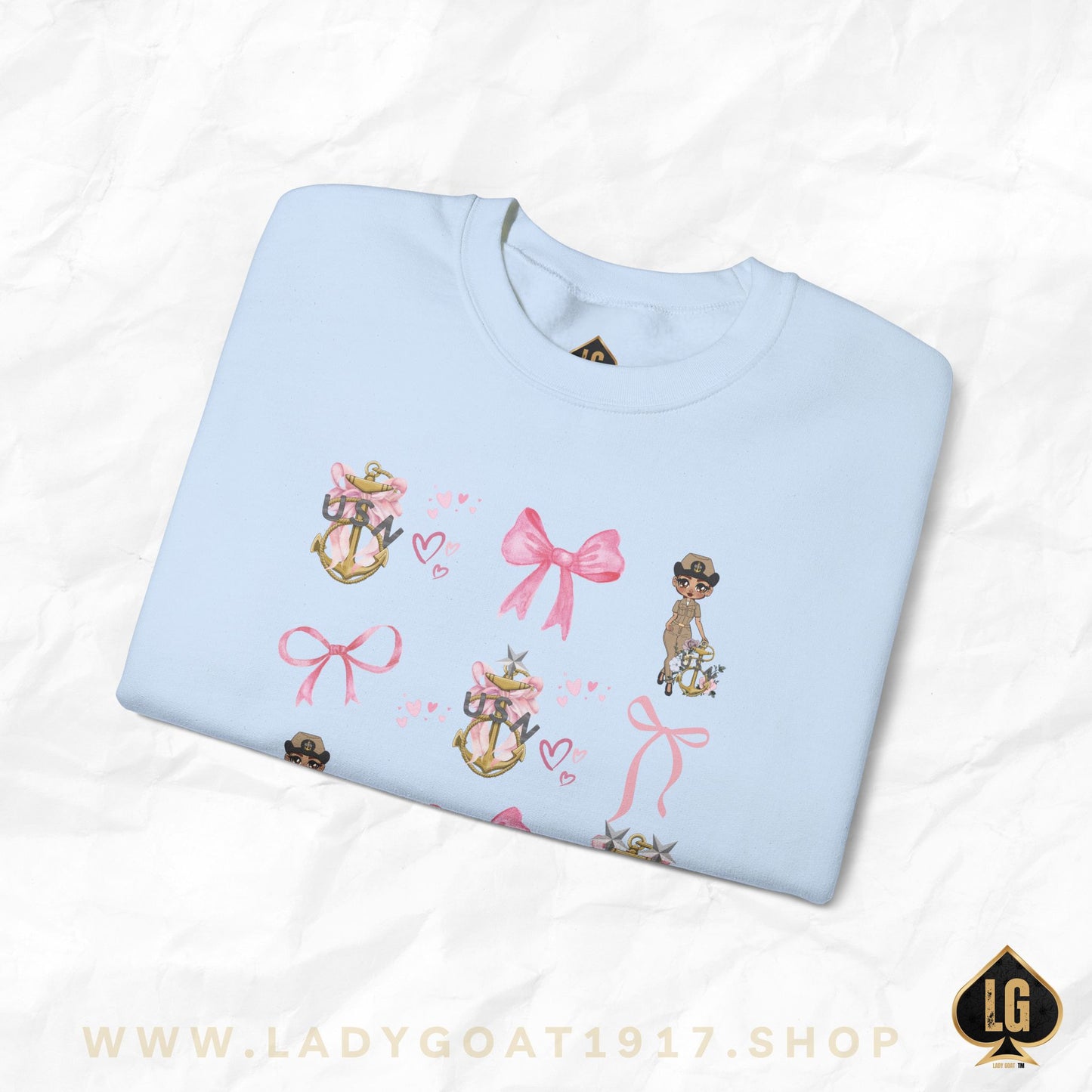 Lady Goat Coquette V8 Crewneck Sweater