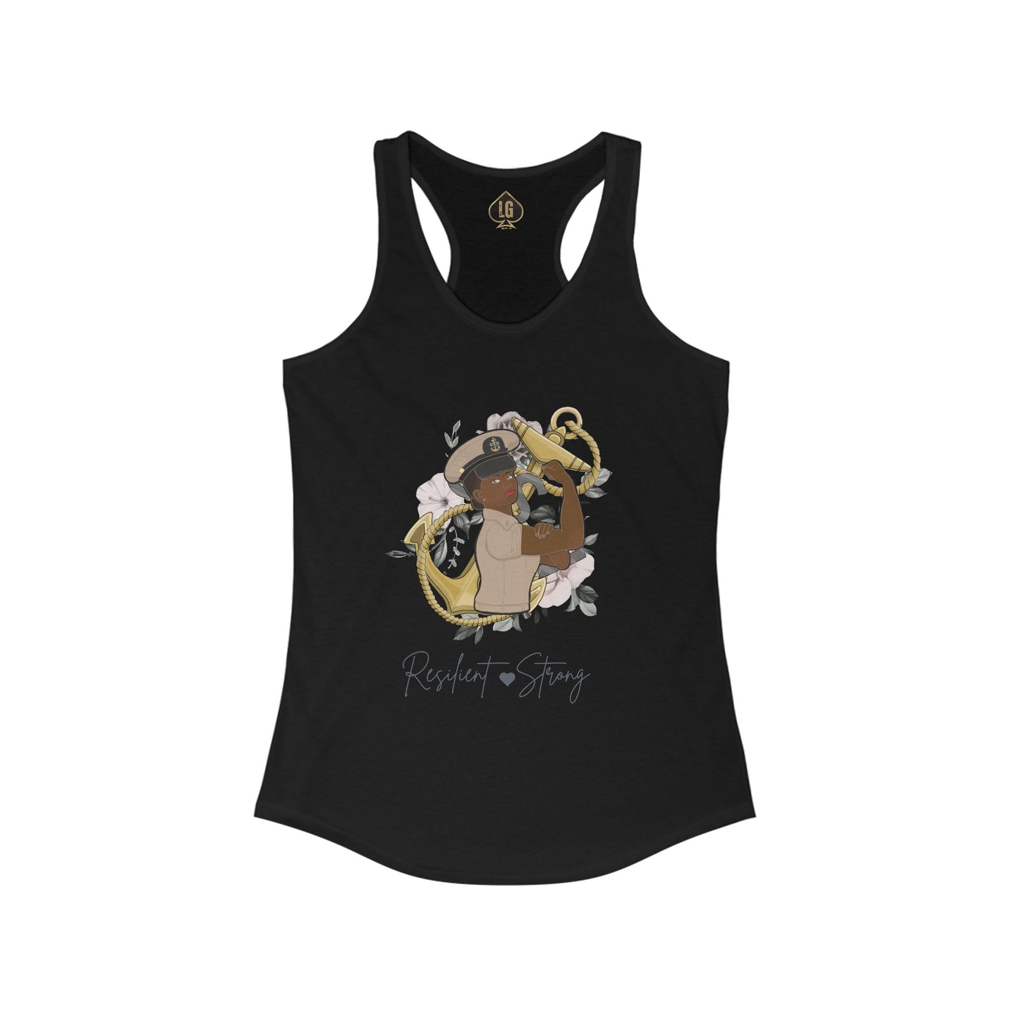 Resilient and Strong V5 Women's Ideal Racerback Tank