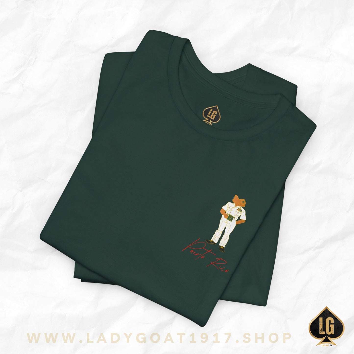 Seguimo Aqui Unisex Tee Lady Goat | Taino Creation Limited Edition