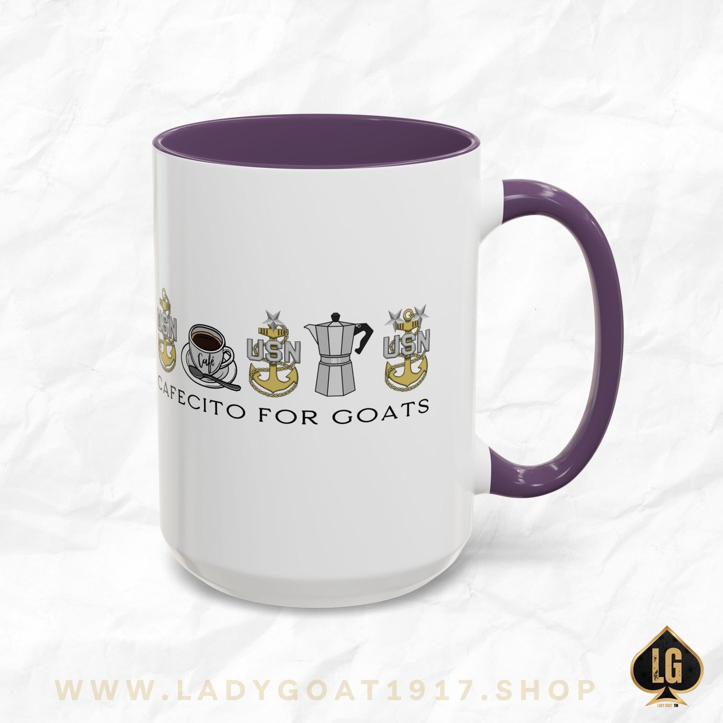 Cafecito for Goats Coffee Mug 15oz
