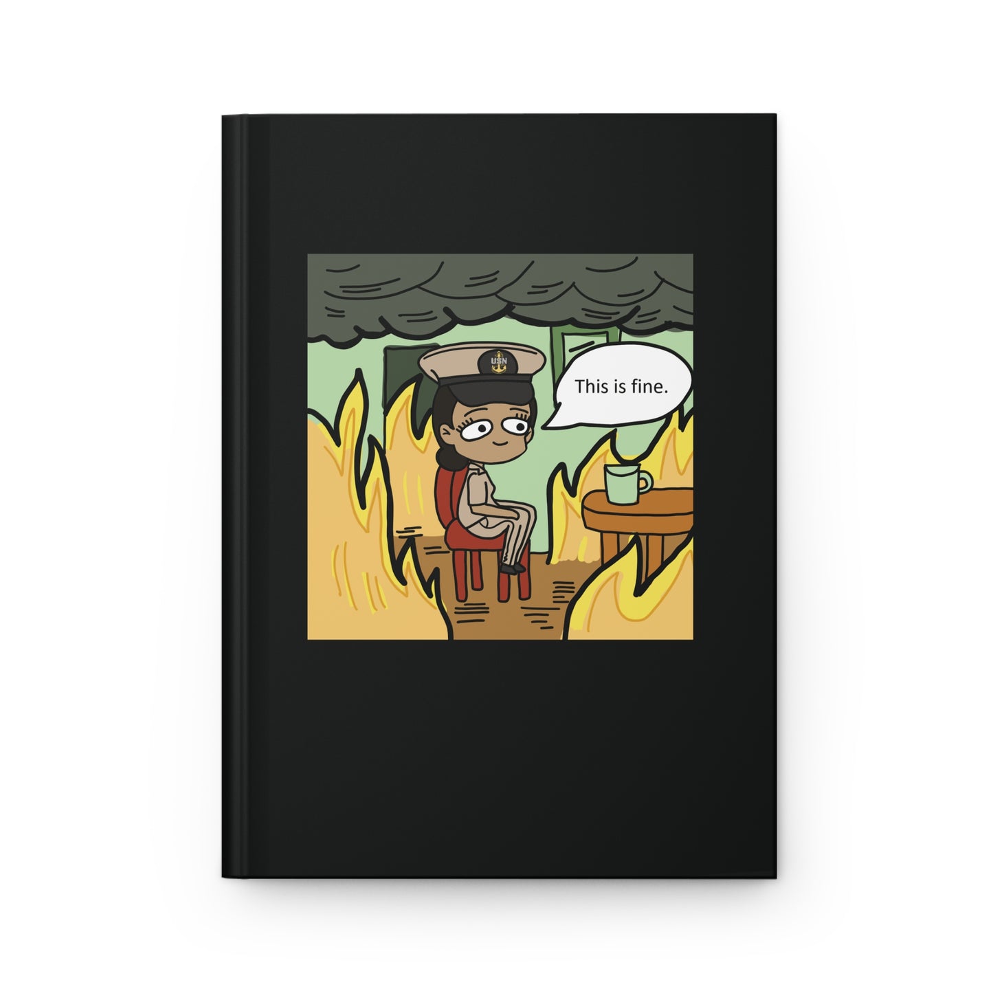 This is Fine ! V1 CPO Hardcover Journal Matte