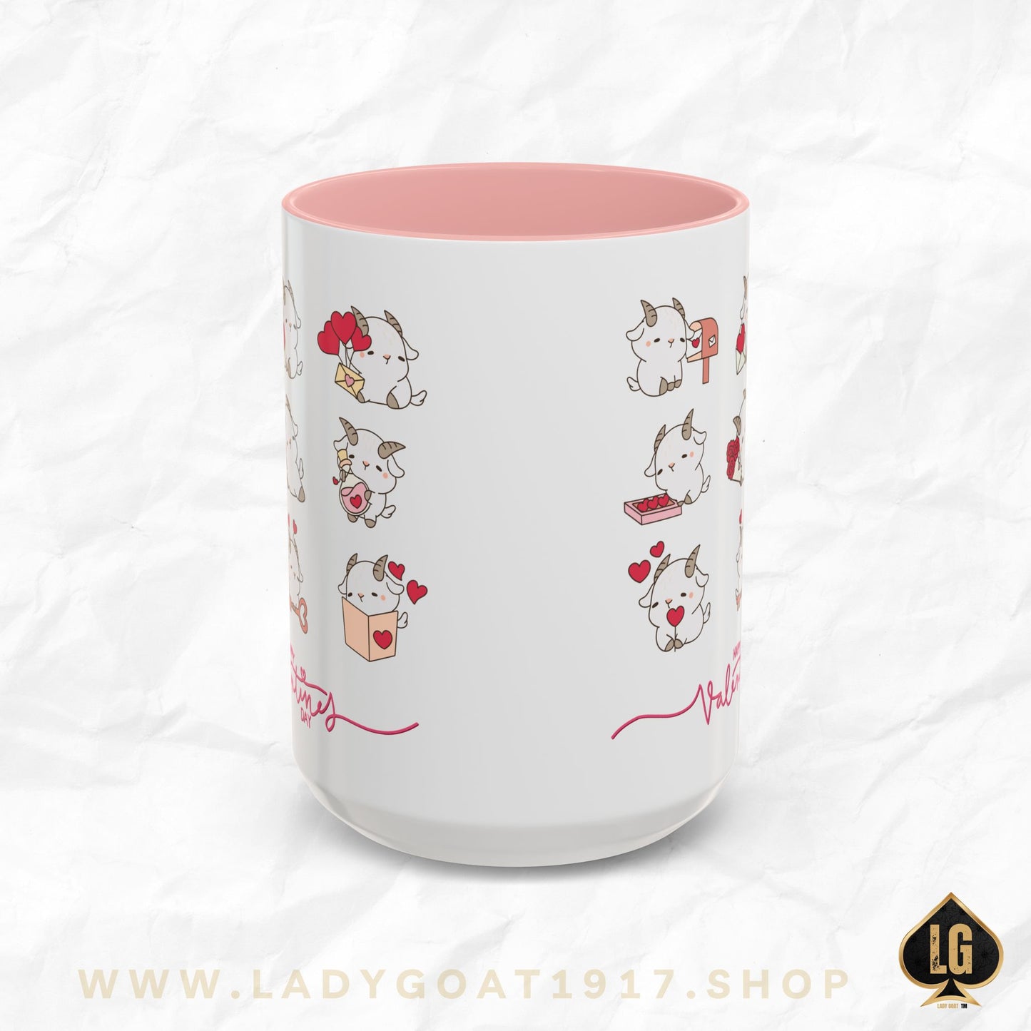 Hello Goat Valentine 15oz Mug