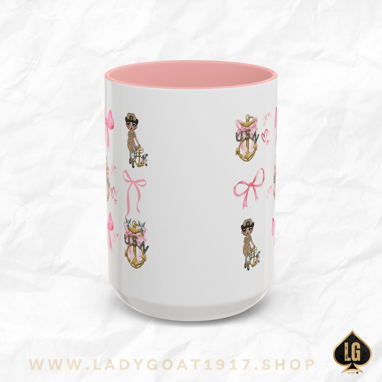Lady Goat Coquette V5 Accent Coffee Mug 15oz