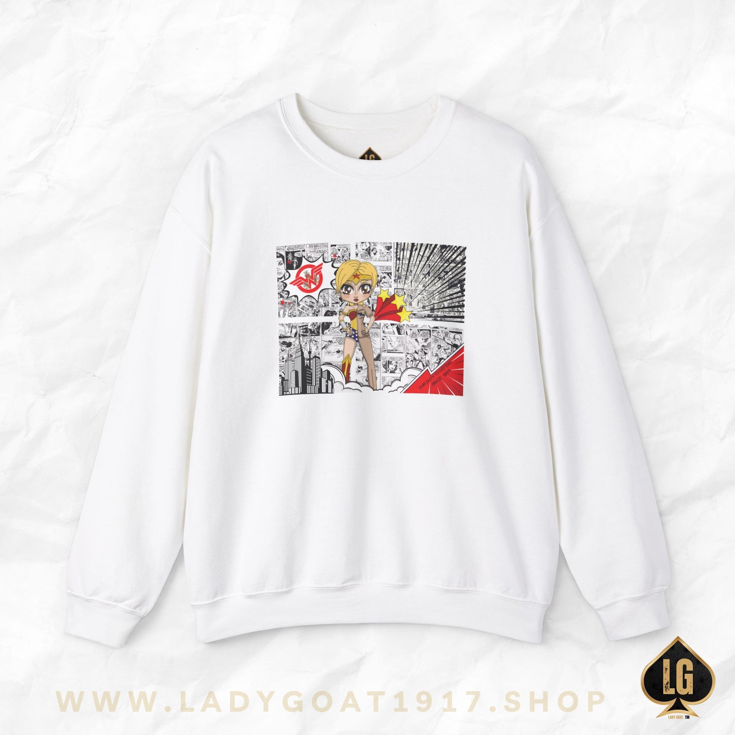 News Flash Comic V5 Crewneck Sweater