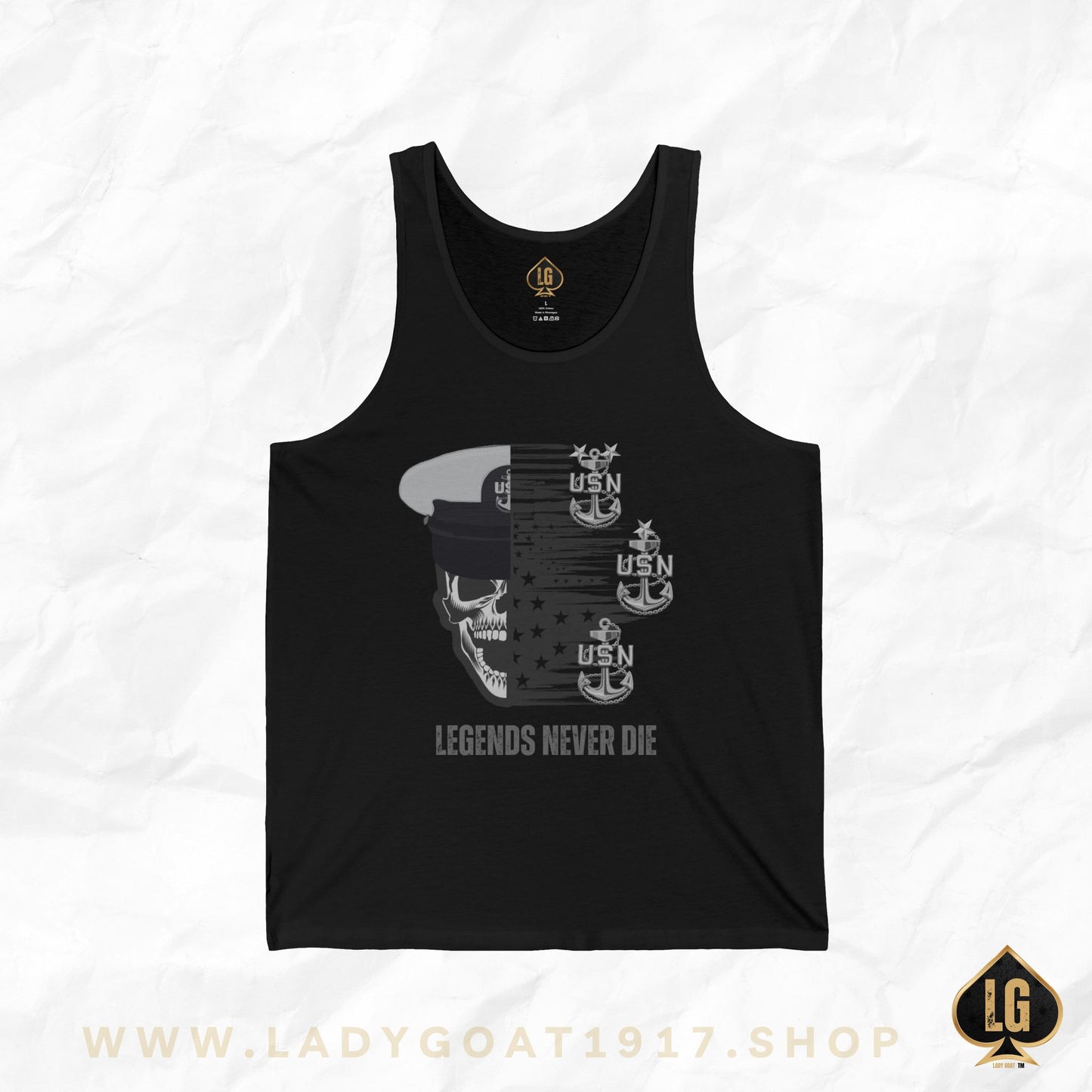 Legends Never Die Unisex Tank Top