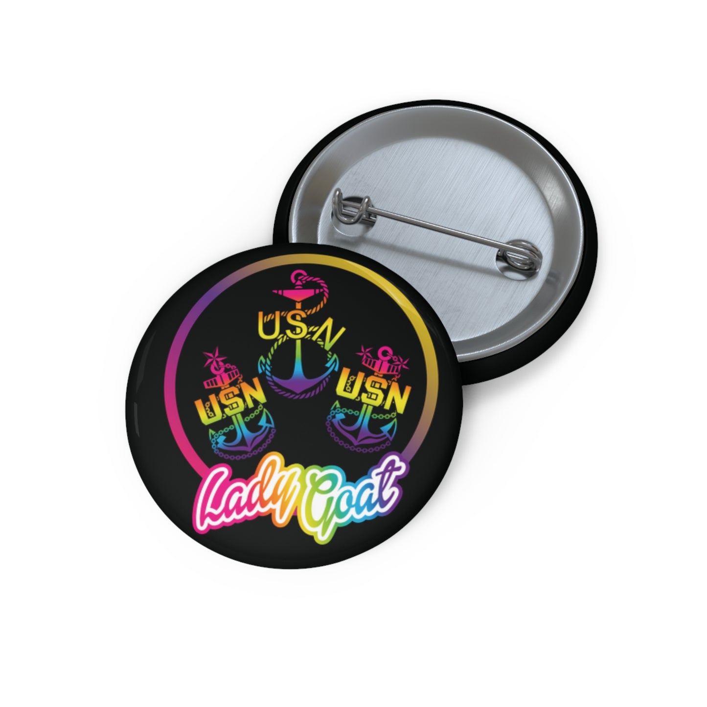 Lady Goat LF Edition Custom Pin Buttons
