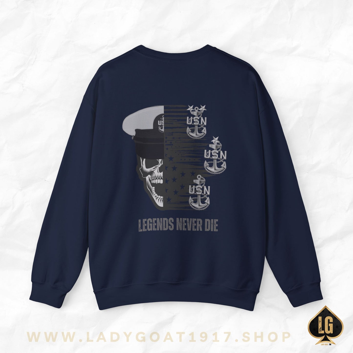 Legends Never Die Crewneck Sweater