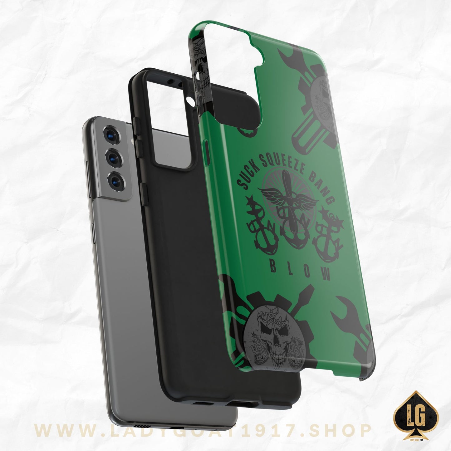 AD Mech Goat Tough Phone Cases