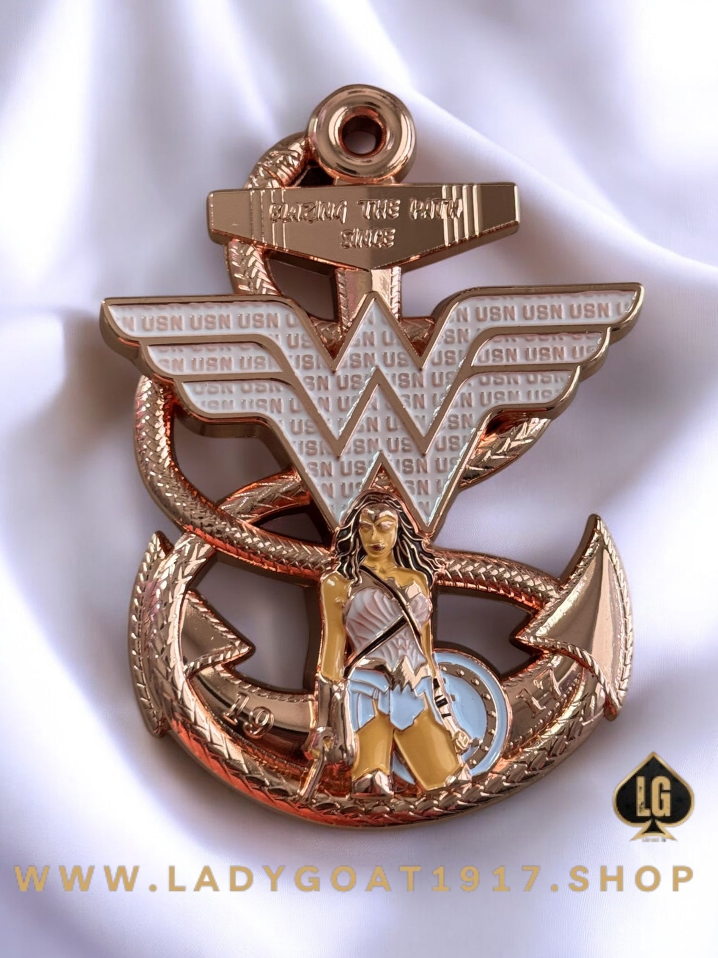 RG WonderWoman Anchor Challenge Coin 22”