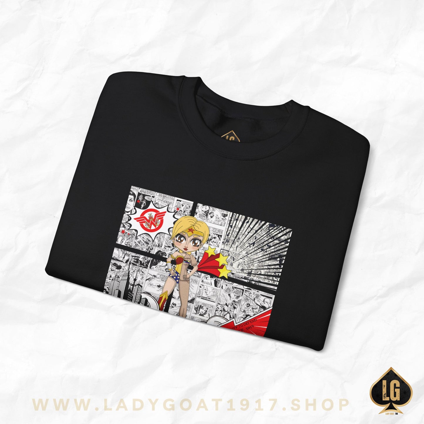 News Flash Comic V5 Crewneck Sweater