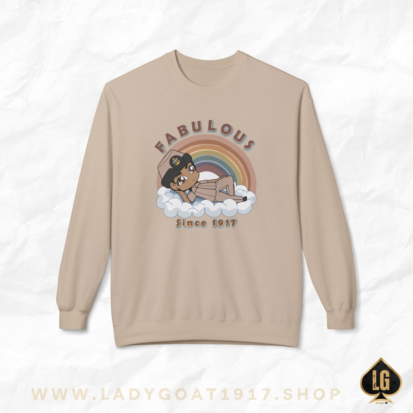 Fabulous V1 Unizex Softstyle Fleece Sweatshirt