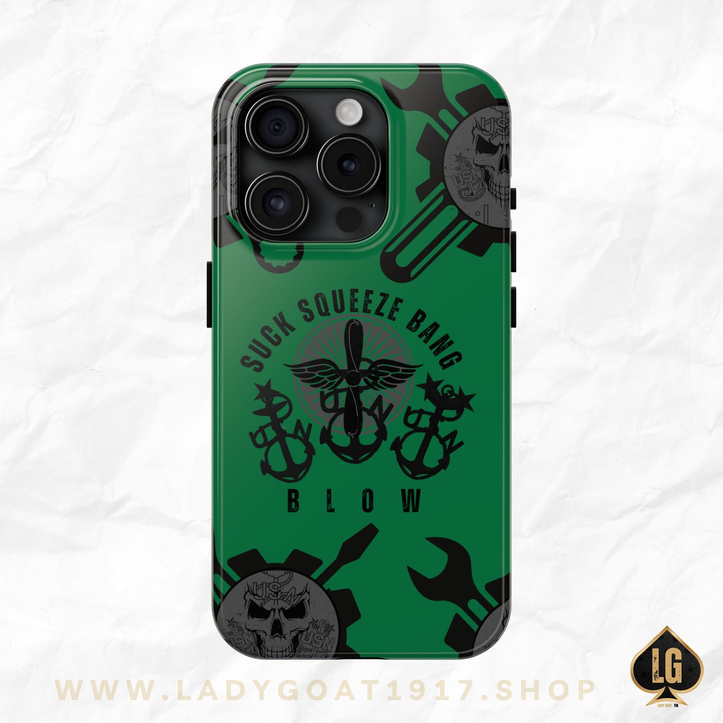 AD Mech Goat Tough Phone Cases