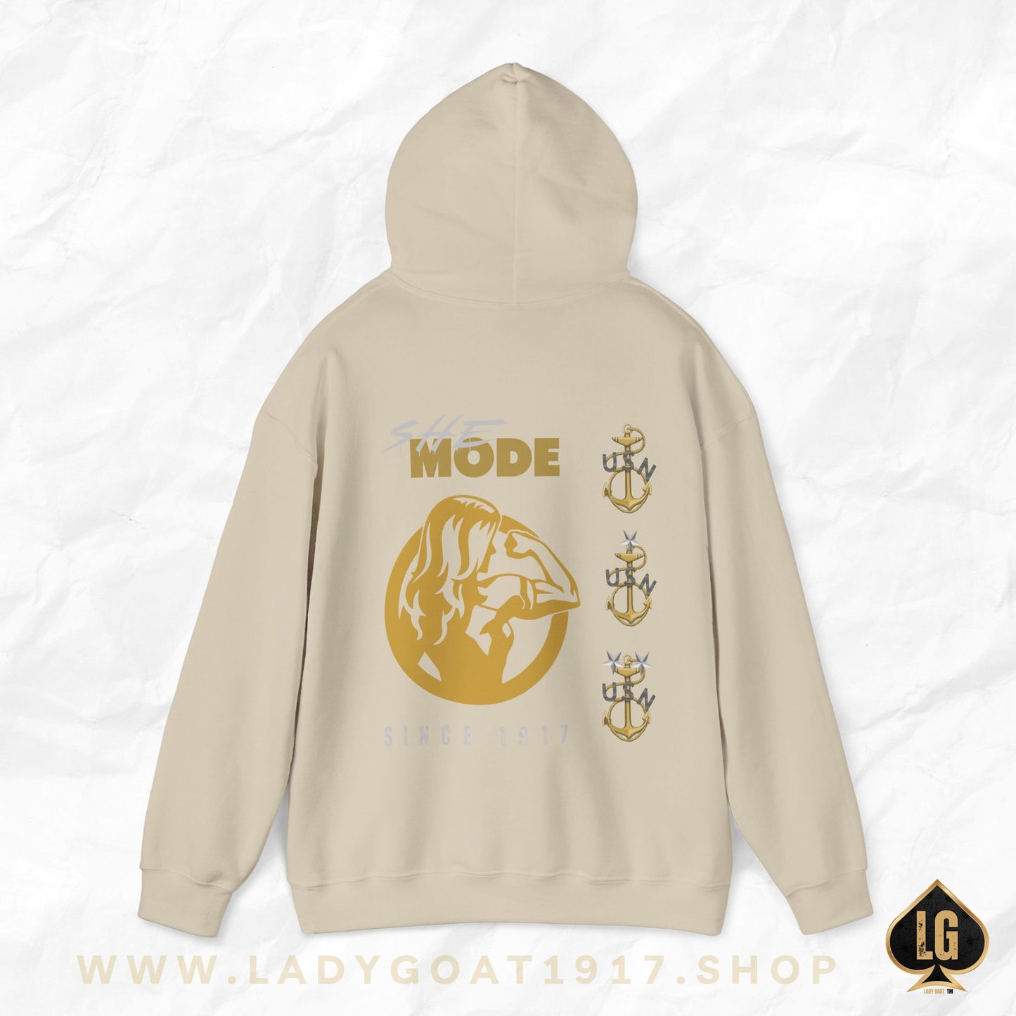 She Mode Unisex Hoodie