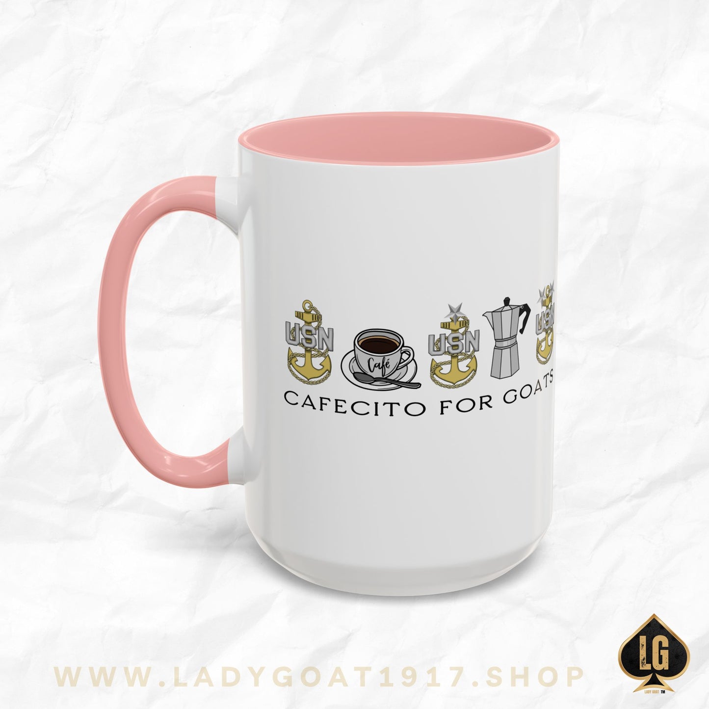 Cafecito for Goats Coffee Mug 15oz