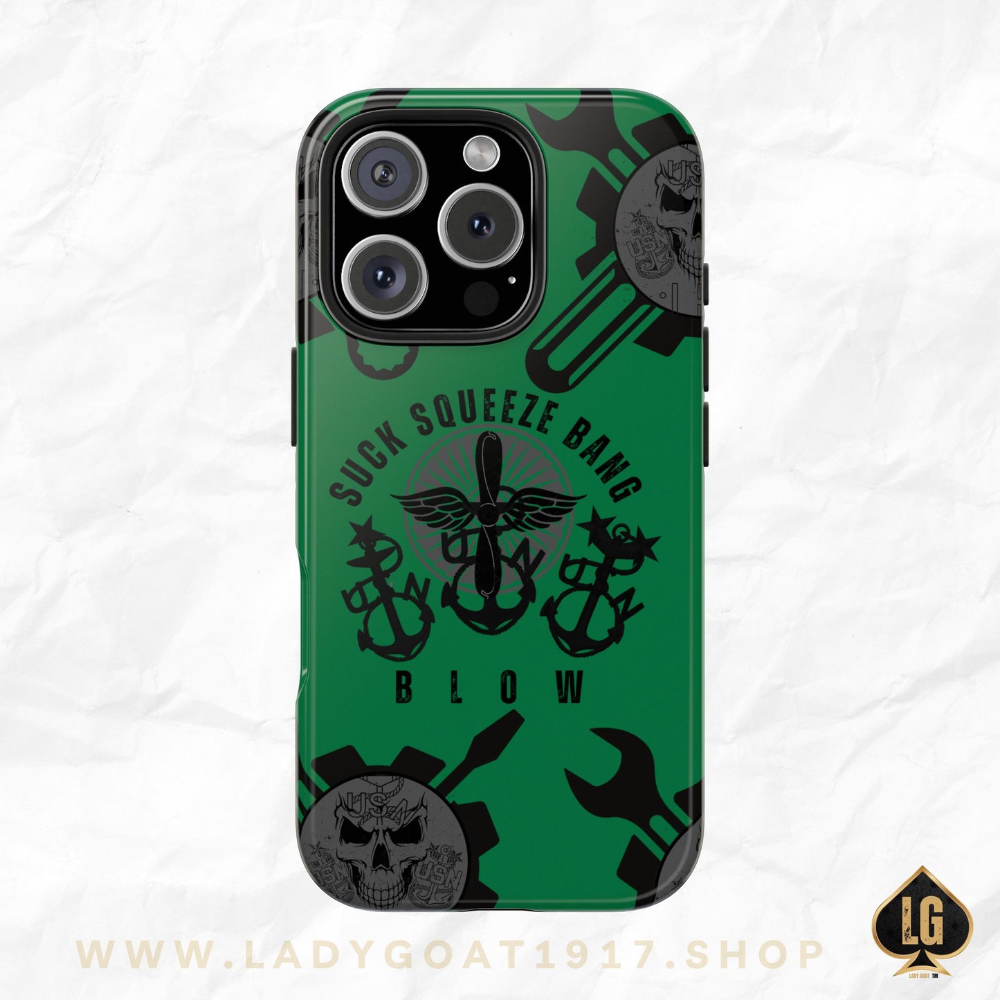 AD Mech Goat Tough Phone Cases
