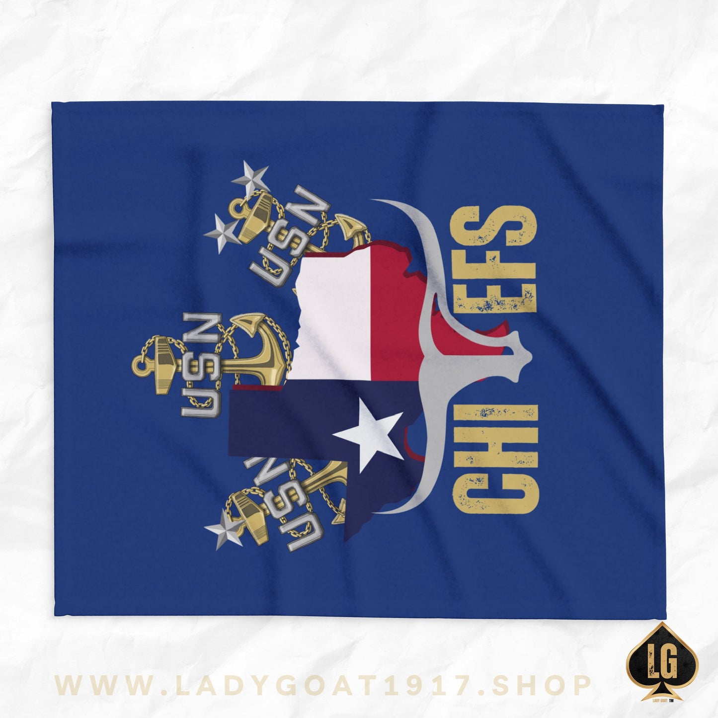 Texas Goat Fleece Blanket